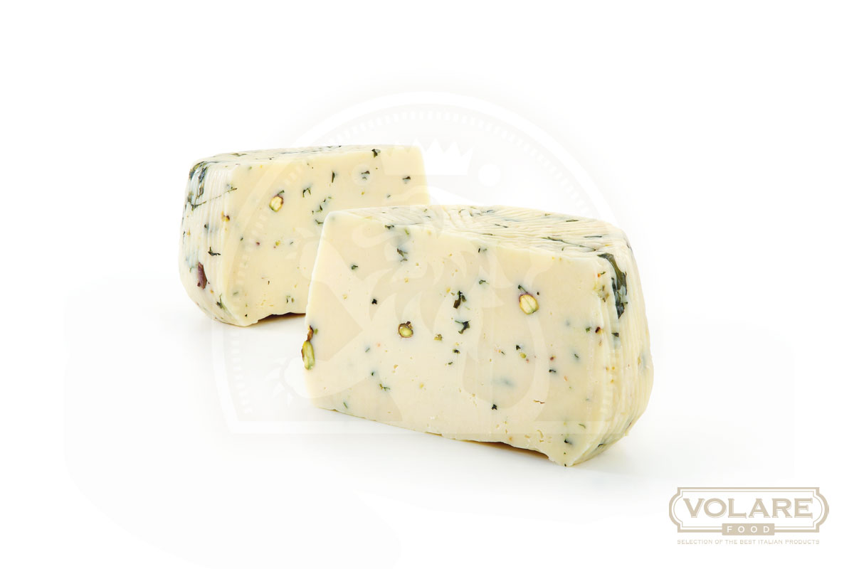 Formaggio di Pecora Siciliano con Rucola e Pistacchi